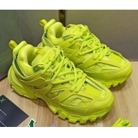 Elegant Balenciaga Track 3.0 Tess Trainer Sneakers 090186 Fluorescent Yellow