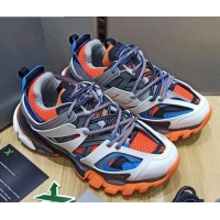 Good Product Balenciaga Track 3.0 Tess Trainer Sneakers 090186 White/Orange/Blue