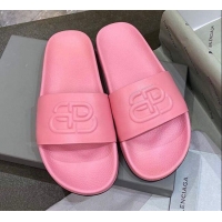 Most Popular Balenciaga BB Slide Sandals 120372 Pink