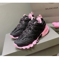 Top Grade Balenciaga Track 3.0 Tess Trainer Sneakers 122174 Black/Pink