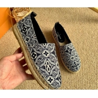 Best Price Louis Vuitton Since 1854 Starboard Flat Espadrilles 1A8D4M Grey