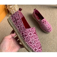 Low Price Louis Vuitton Since 1854 Starboard Flat Espadrilles 1A8D4M Burgundy