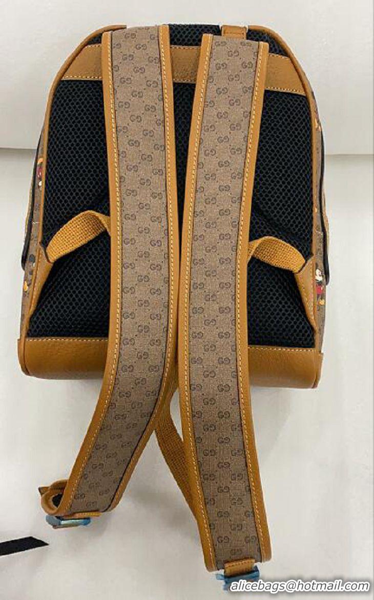 Classic Hot Gucci Disney x Mickey Mouse backpack 552884 brown