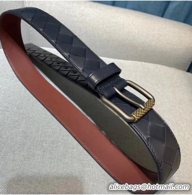 Affordable Price Bottega Veneta Intrecciato Nappa Belt 5567 black