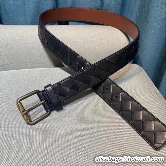 Affordable Price Bottega Veneta Intrecciato Nappa Belt 5567 black