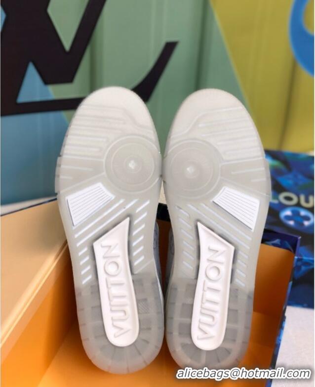 New Style Louis Vuitton LV Trainer Sneakers in Grey Monogram Canvas 1A812O