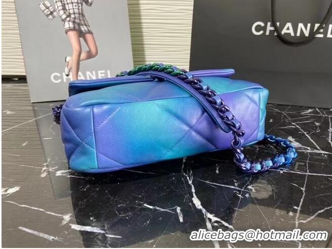 Grade Design Chanel 19 flap bag AS1160 AS1161 Blue & Purple