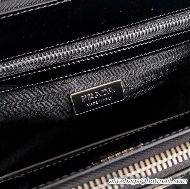 Good Product Prada Galleria brushed leather bag 1BA896 black