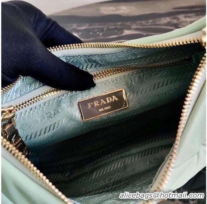 New Design Prada Gaufre nappa leather shoulder bag 1BC151A light green