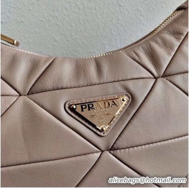 Cheapest Prada Gaufre nappa leather shoulder bag 1BC151A Biscuits