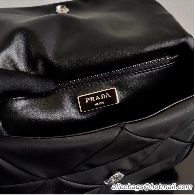 Low Price Prada Re-Edition nylon shoulder bag 1BD292A black