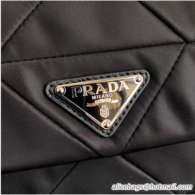 Low Price Prada Re-Edition nylon shoulder bag 1BD292A black