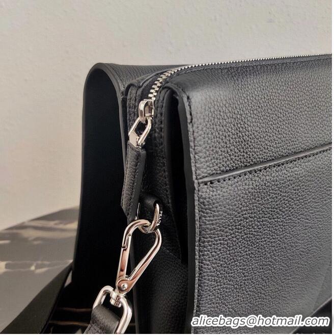 Buy Discount Prada leather shoulder bag 2VD012 black