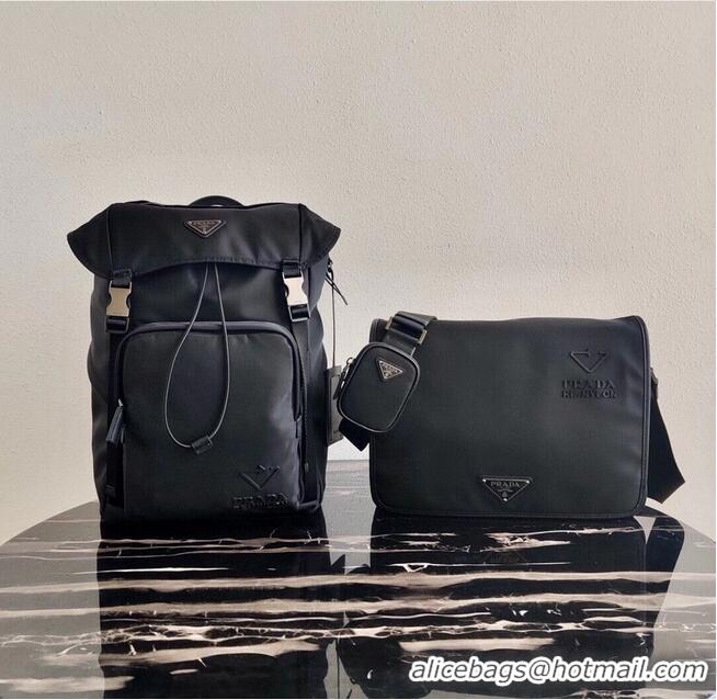 Good Quality Prada Technical fabric backpack 2VZ135X black