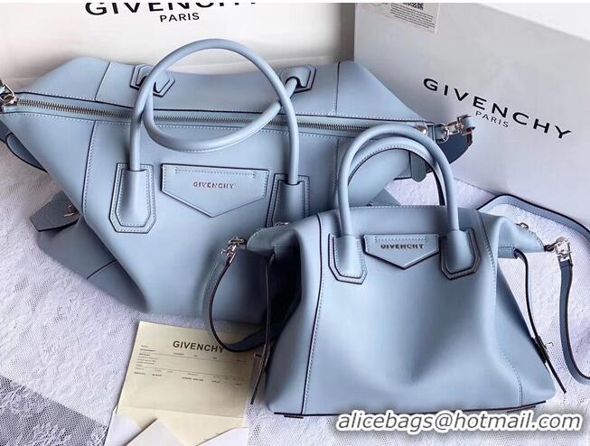 Good Price GIVENCHY Original Leather Shoulder Bag 63188 sky Blue