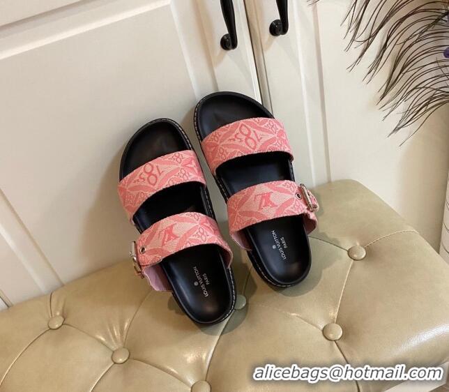 Low Cost Louis Vuitton Since 1854 Flat Sandals 120383 Pink