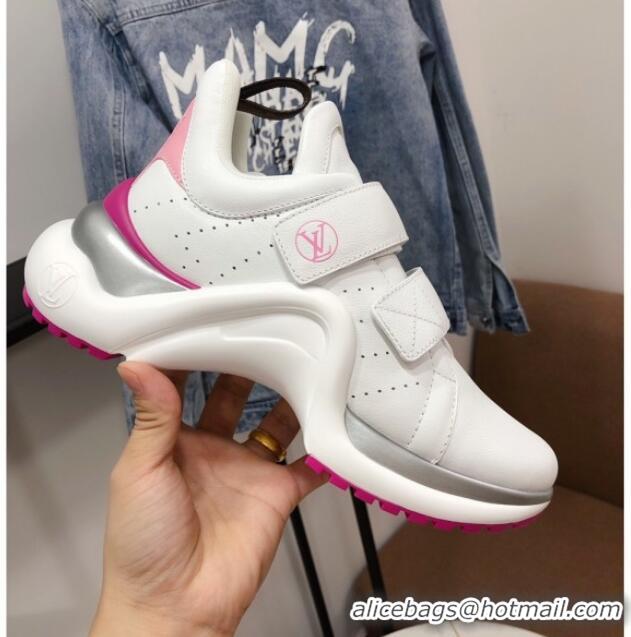 Perfect Louis Vuitton LV Archlight Sneakers 120436 White/Pink 