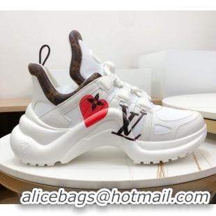 Low Cost Louis Vuitton LV Archlight Sneakers 120436 White/Red