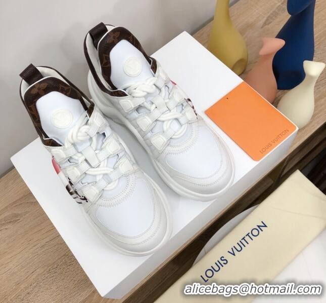 Low Cost Louis Vuitton LV Archlight Sneakers 120436 White/Red