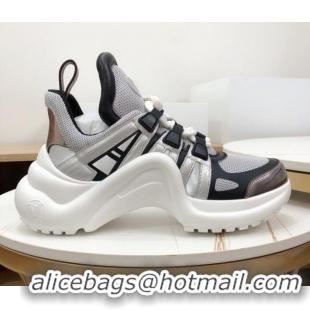 Super Quality Louis Vuitton LV Archlight Mesh Sneakers Silver 120445