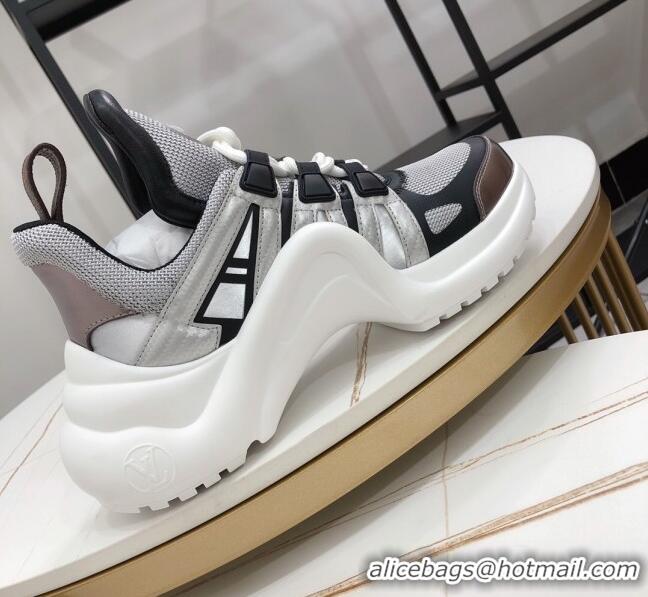 Super Quality Louis Vuitton LV Archlight Mesh Sneakers Silver 120445