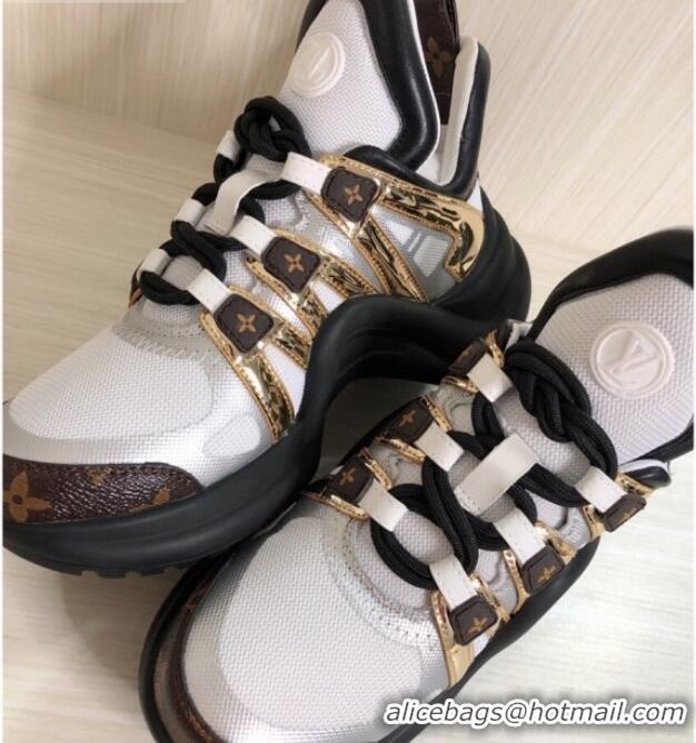 Good Quality Louis Vuitton LV Archlight Mesh Sneakers 120445 Gold