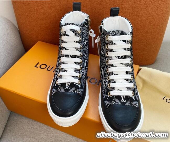 Low Price Louis Vuitton Since 1854 Stellar Sneaker Boot 122179 Grey