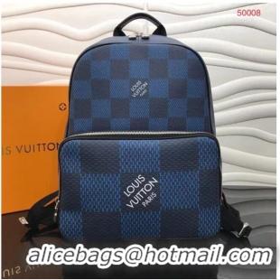 Luxury Discount Louis vuitton Monogram Canvas Original Backpack M50008 blue