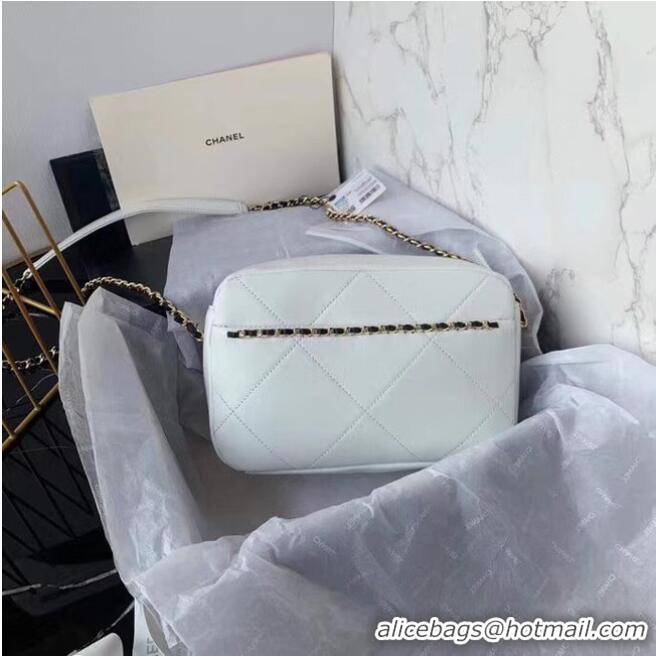 Top Grade Chanel cross-body bag AS2384 White & black