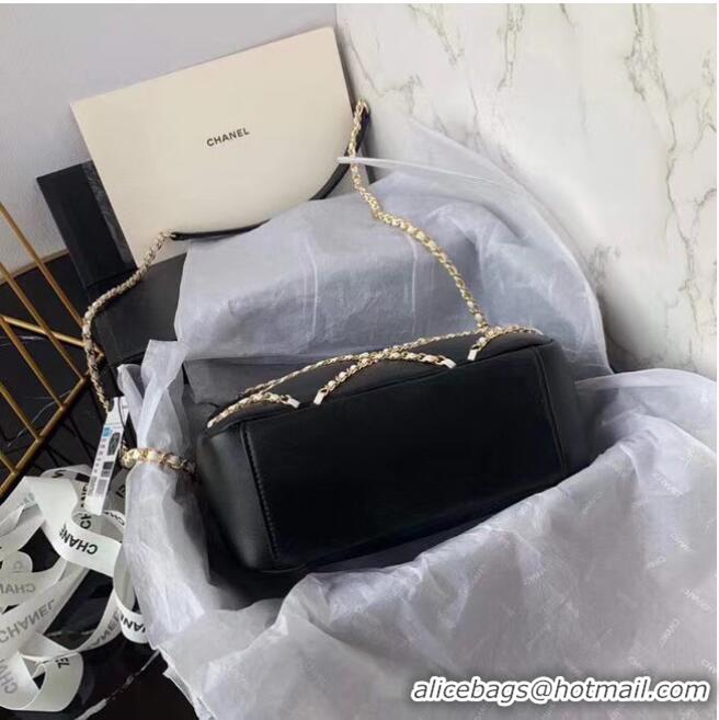 Good Quality Chanel cross-body bag AS2384 black & white