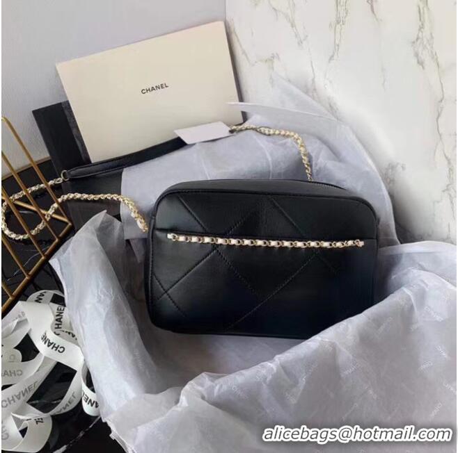 Good Quality Chanel cross-body bag AS2384 black & white