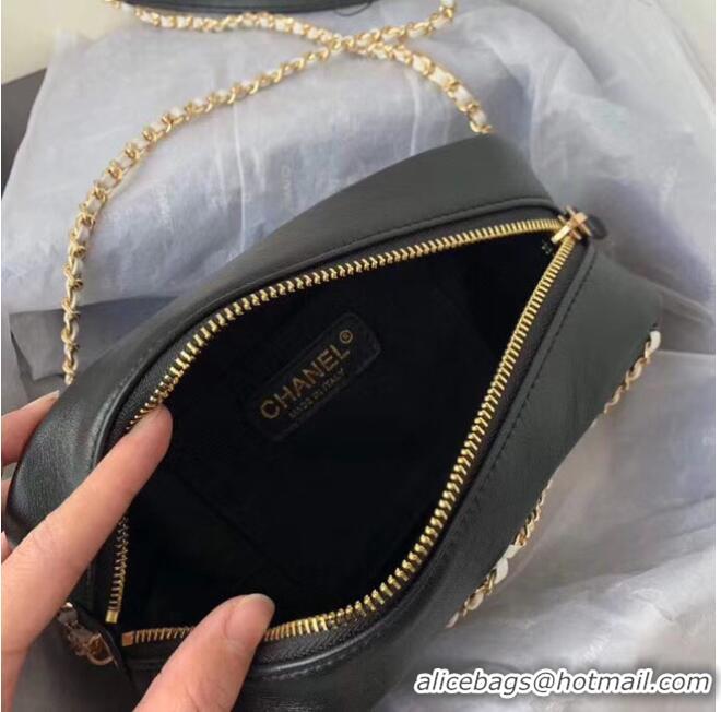 Good Quality Chanel cross-body bag AS2384 black & white