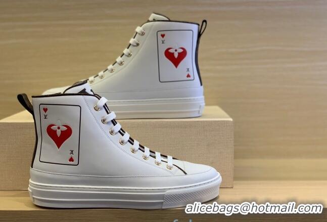 Best Quality Louis Vuitton Game On Stellar Sneaker Boots 1A8MR9 White