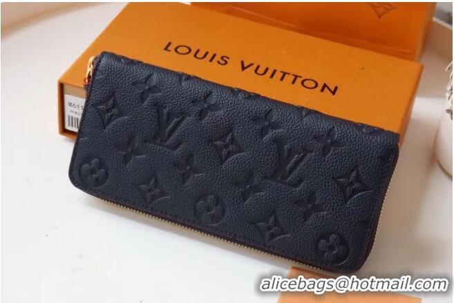 Best Quality Louis Vuitton Original Monogram Empreinte Wallet M60171 Navy Blue