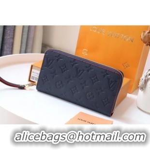 Good Taste Louis Vuitton Original Monogram Empreinte Wallet M60571 Navy Blue