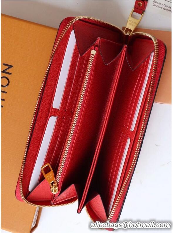 New Fashion Louis Vuitton Original Monogram Empreinte Wallet M60571 Red