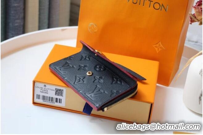 Unique Grade Louis Vuitton Original Monogram Empreinte Wallet M69421 Navy Blue