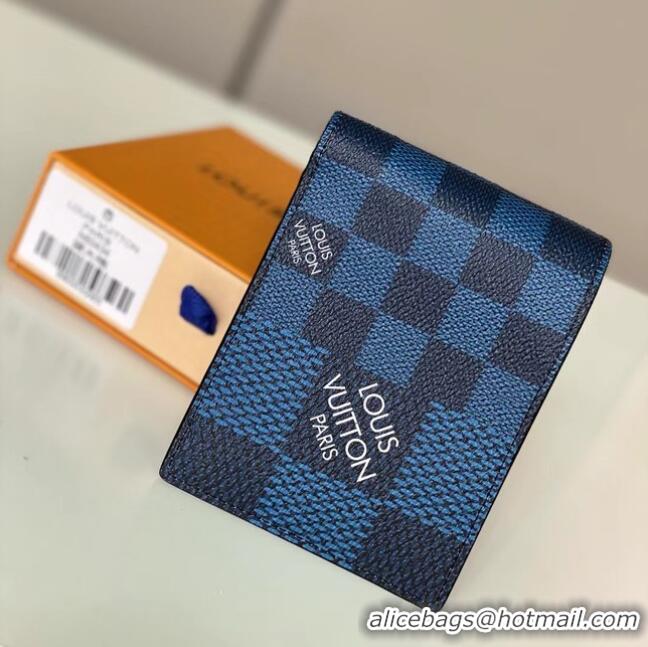 Grade Discount Louis vuitton Monogram Canvas Wallet N60434 blue