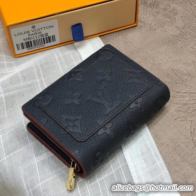 Low Cost Louis Vuitton Original Monogram Empreinte CLEA WALLET M80152 Navy Blue