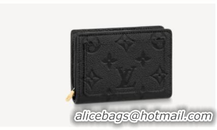 Top Quality Louis Vuitton Original Monogram Empreinte CLEA WALLET M80152 black