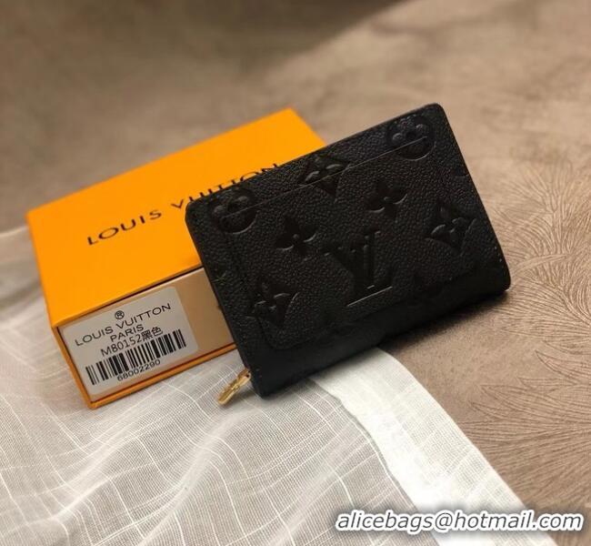 Top Quality Louis Vuitton Original Monogram Empreinte CLEA WALLET M80152 black