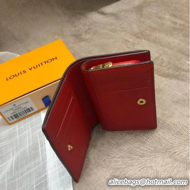 New Style Louis Vuitton Original Monogram Empreinte CLEA WALLET M80152 red