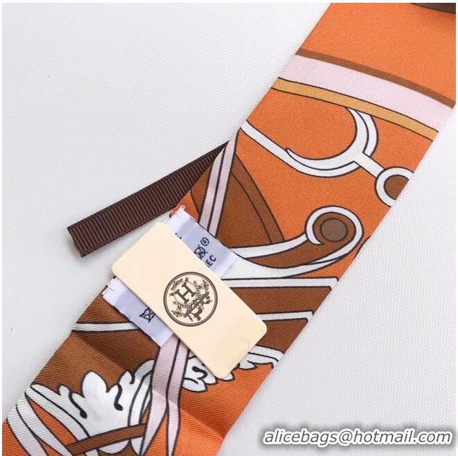 Good Quality Hermes Wow Twilly Small silk scarf H06346