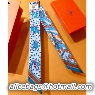 Good Quality Hermes Twilly Small silk scarf H06357