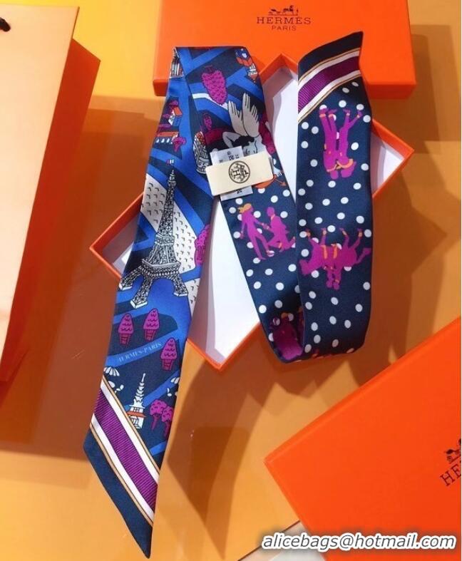 Inexpensive Hermes Twilly Small silk scarf H06359