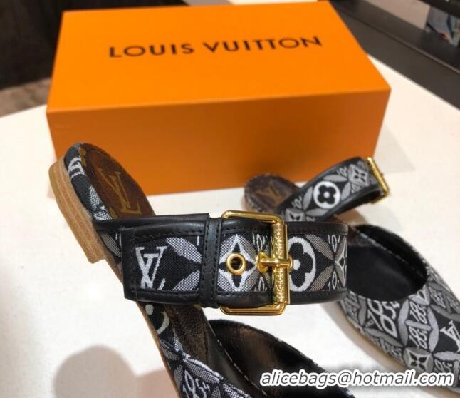 Best Price Louis Vuitton Since 1854 Sofia Flat Mules 1A8NWP Black