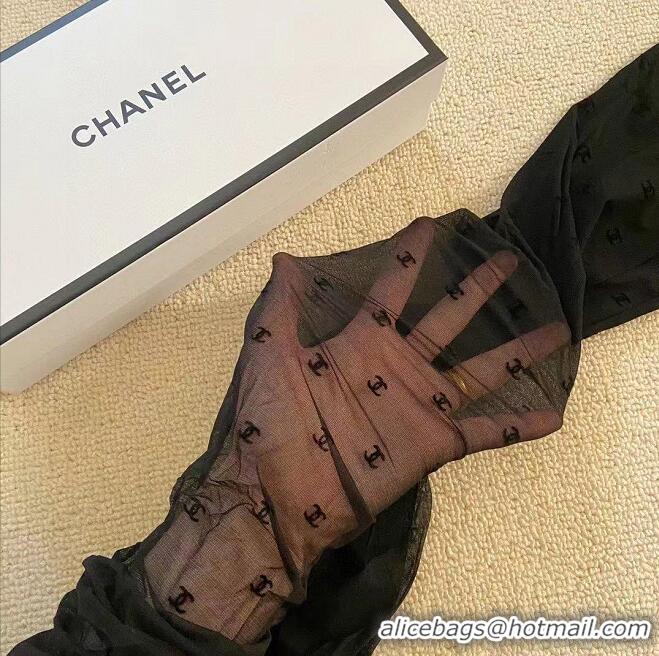 Top Quality Chanel CC Mesh Tights C2419 Black