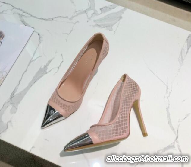 Best Product Louis Vuitton Urban Twist Mesh Pump 5.5/10.5cm with Silver Cap 022546 Pink