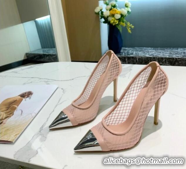 Best Product Louis Vuitton Urban Twist Mesh Pump 5.5/10.5cm with Silver Cap 022546 Pink