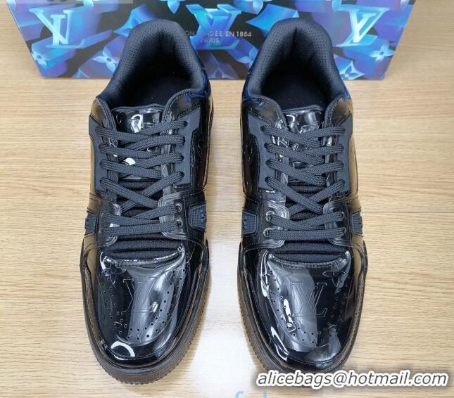 Best Price Louis Vuitton LV Trainer Transparent Low-top Sneakers 030918 Black 2021